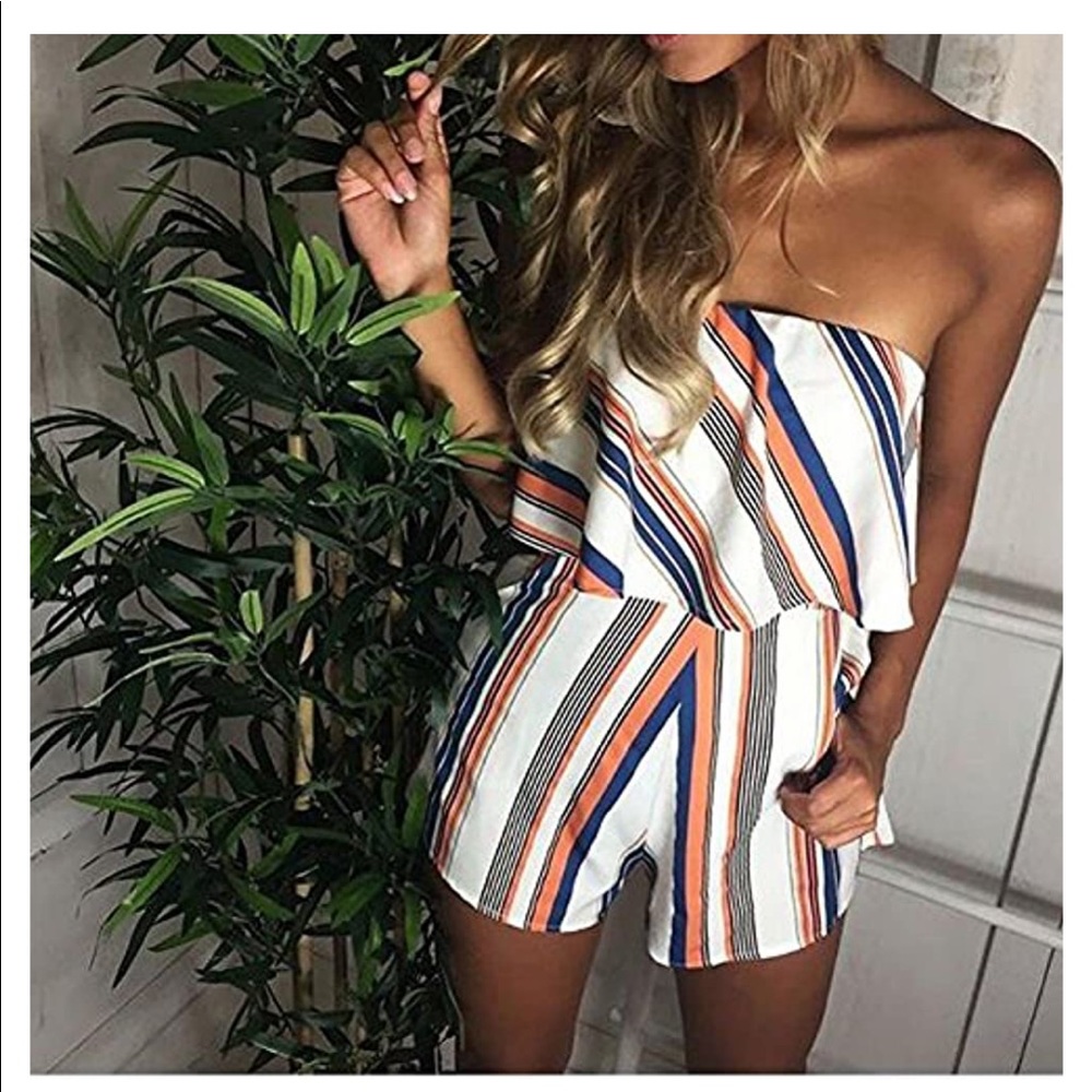 Striped Romper